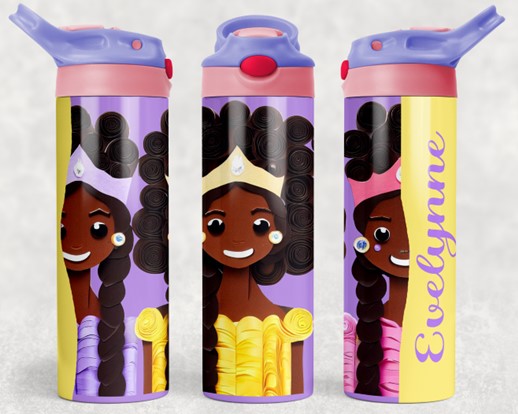 Personalized Princess Water Bottle